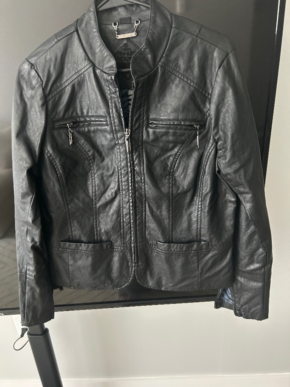 Black  moto jacket